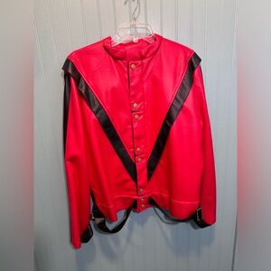Michael Jackson Red Leather Thriller Jacket